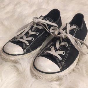 Converse Black and White All Star Shoes